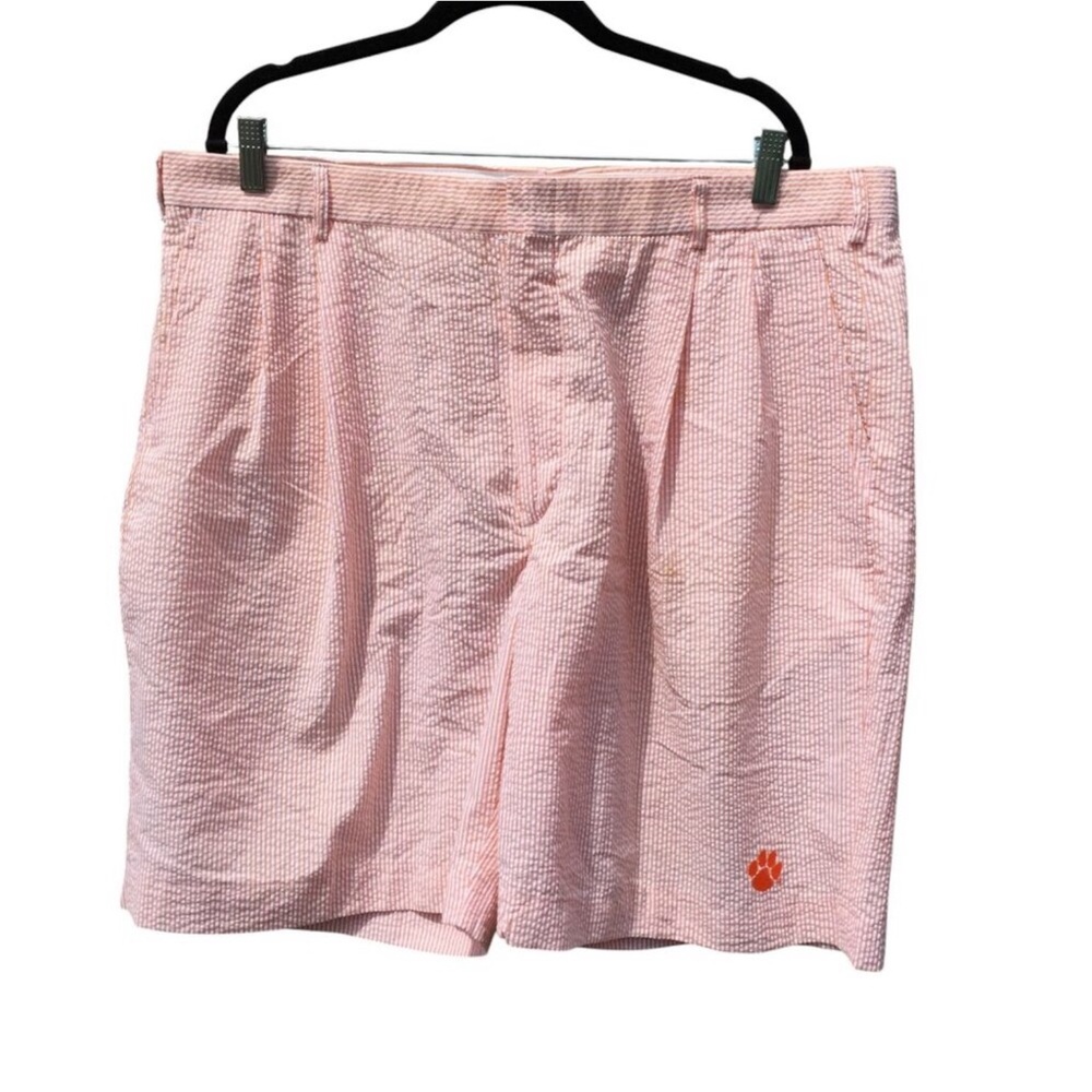 Men’s Seersucker Clemson Shorts